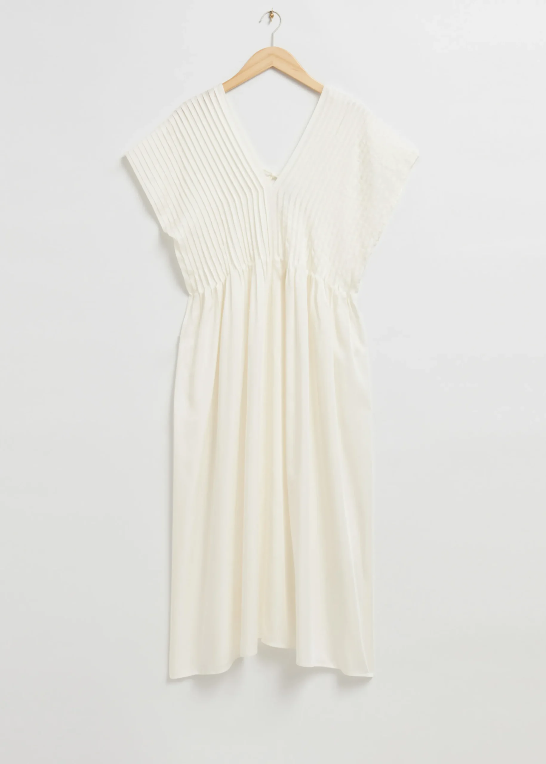 Midikleid mit Falten