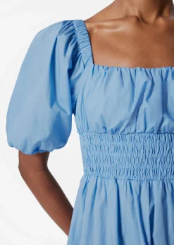Midikleid mit Puffärmeln