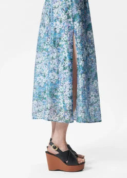 Midikleid mit Rüschen