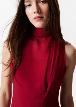 Midikleid mit Schal
