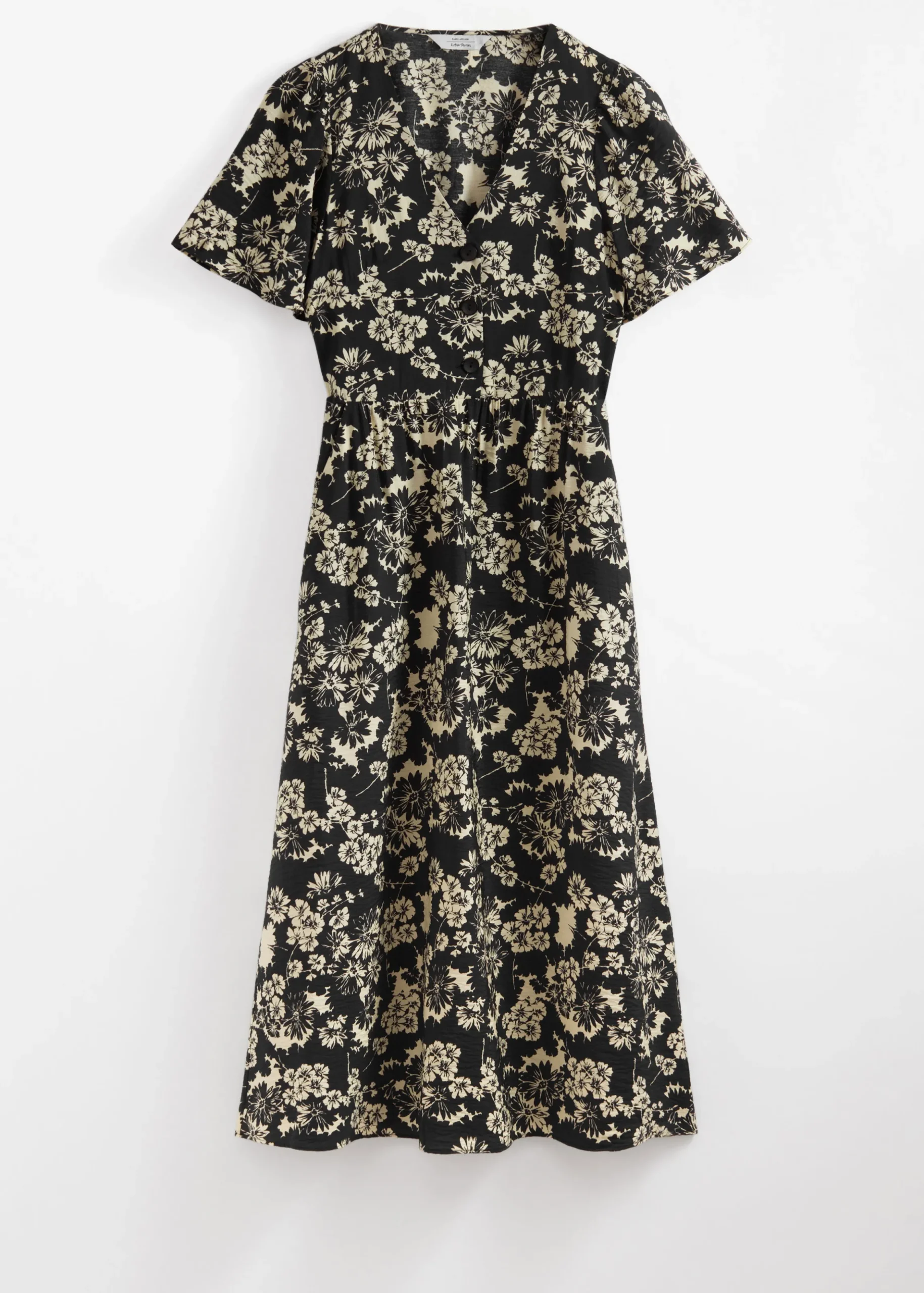 Midikleid mit Volantärmeln