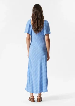Midikleid mit Volantärmeln