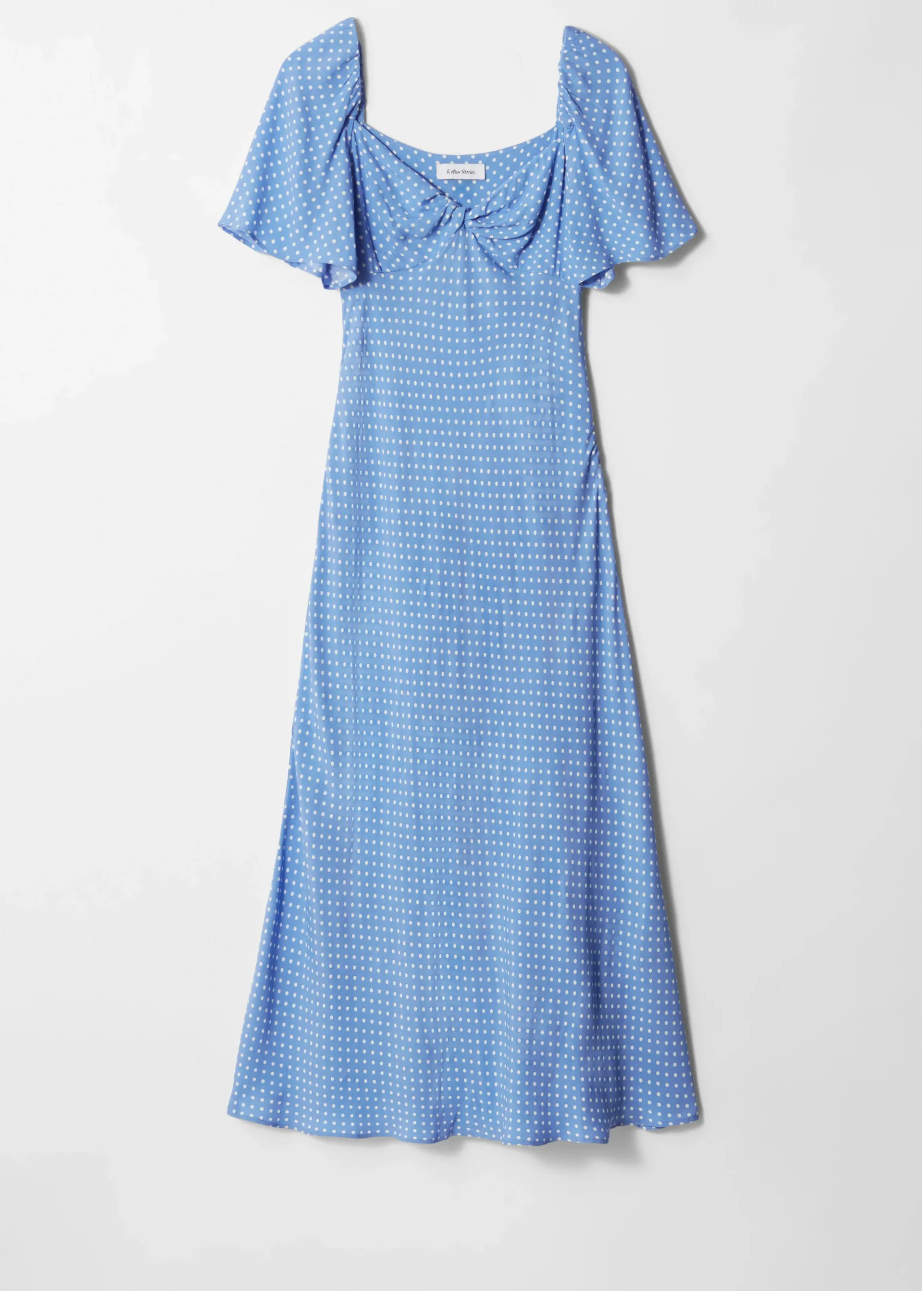 Midikleid mit Volantärmeln