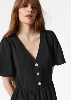 Midikleid mit Volantärmeln