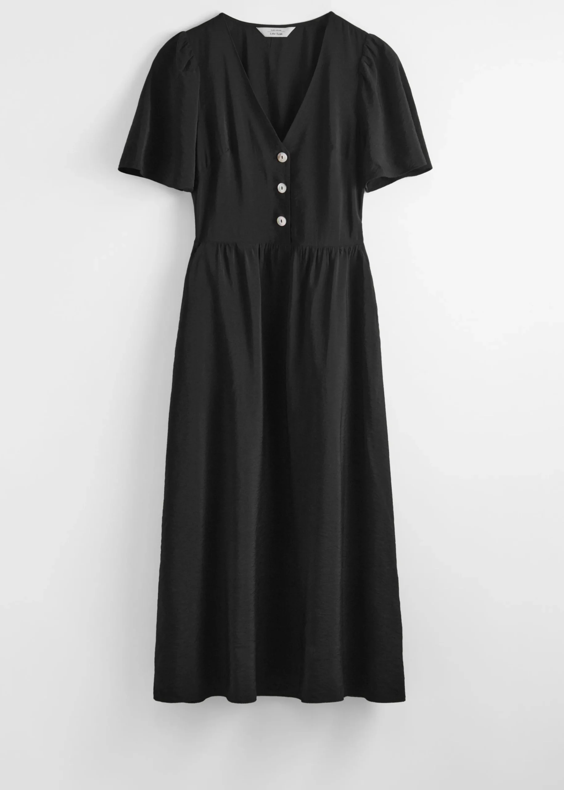 Midikleid mit Volantärmeln