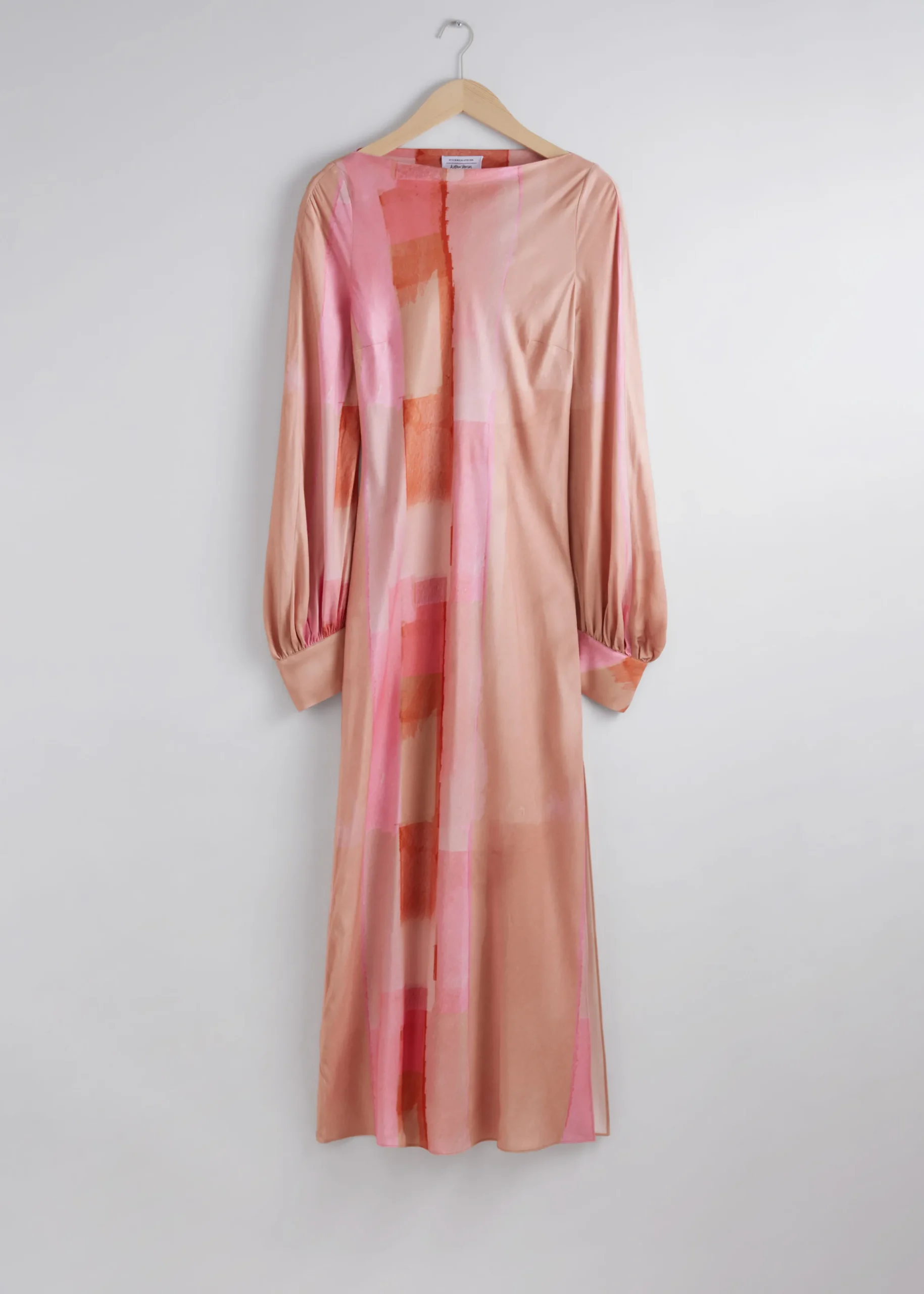 Midikleid mit voluminösen Ärmeln
