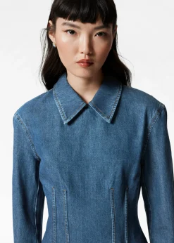 Minikleid aus Denim