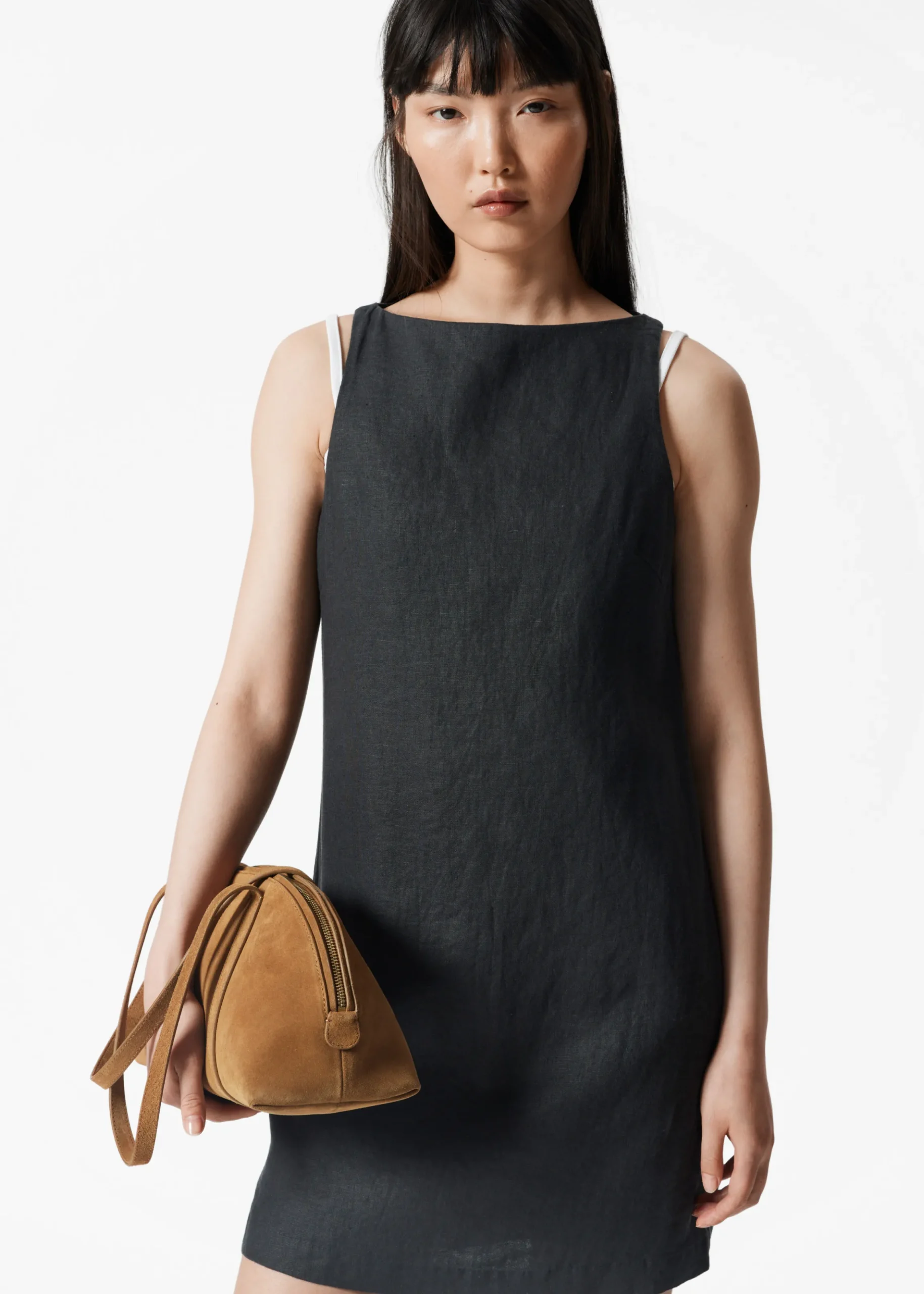 Minikleid aus Leinen