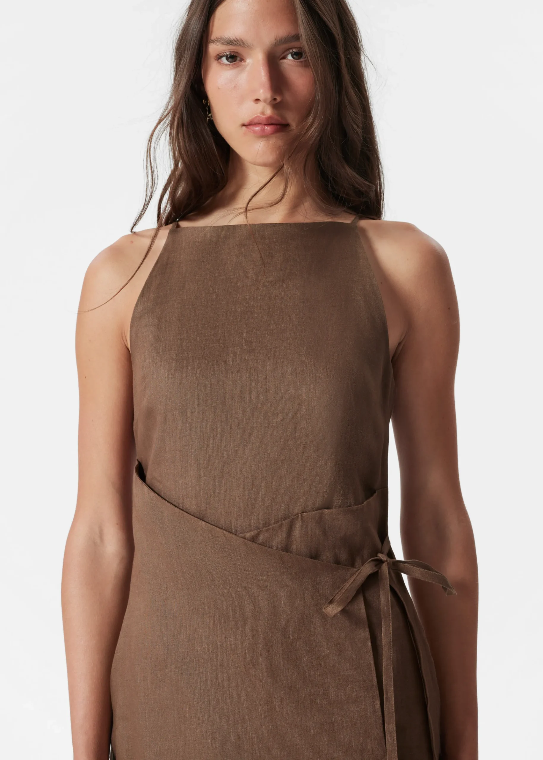 Minikleid aus Leinen