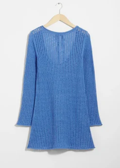 Minikleid aus Rippstrick