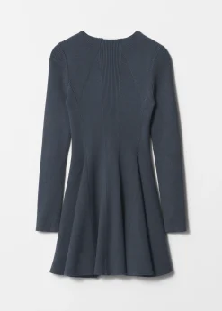 Minikleid aus Rippstrick
