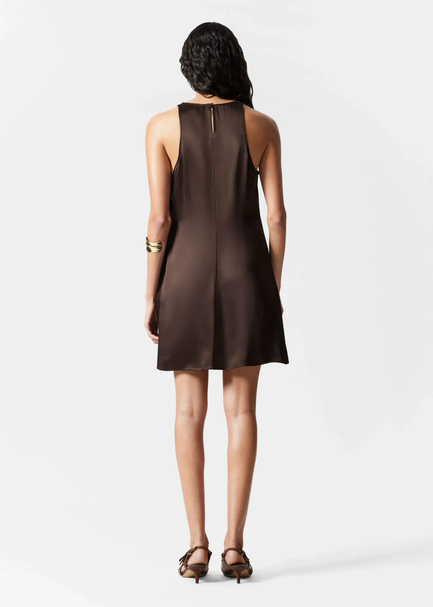 Minikleid aus Satin