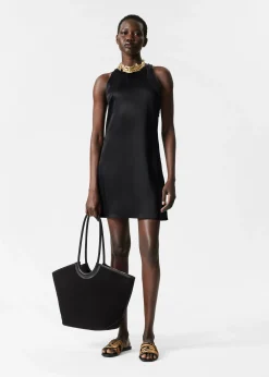 Minikleid aus Satin