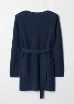 Minikleid aus Wolle mit Gürtel