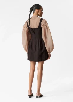 Minikleid im Korsagenstil