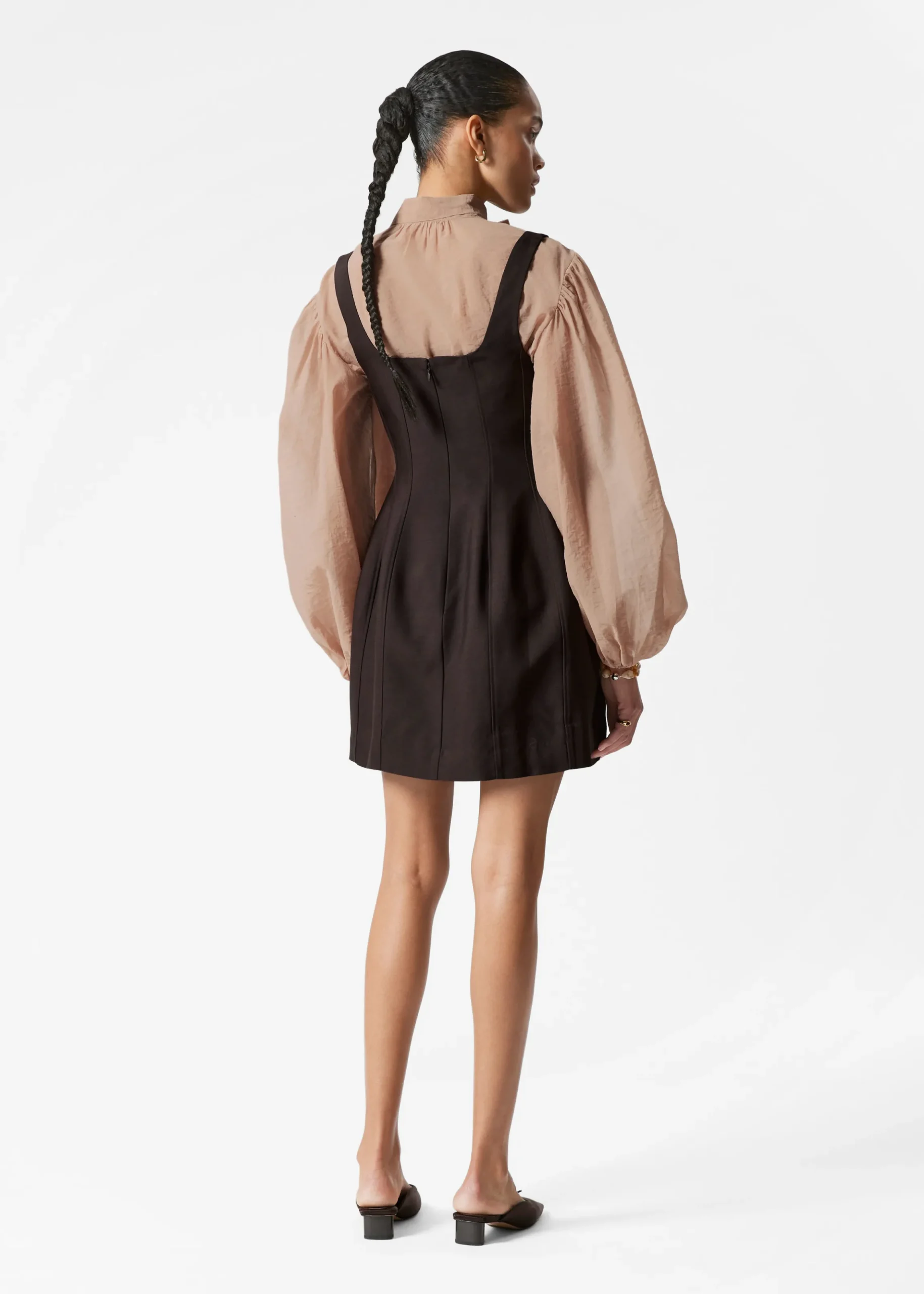 Minikleid im Korsagenstil