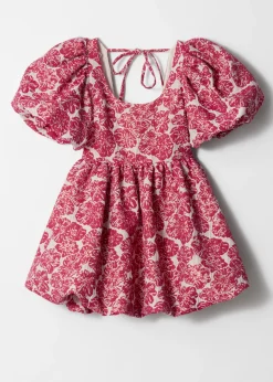 Minikleid mit Ballonärmeln