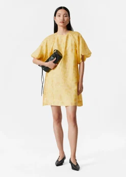 Minikleid mit Ballonärmeln