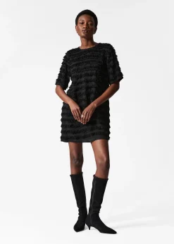 Minikleid mit Fransen