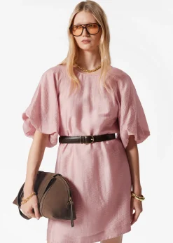 Minikleid mit Puffärmeln