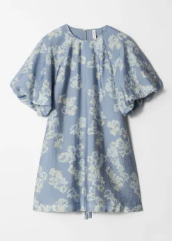 Minikleid mit Puffärmeln