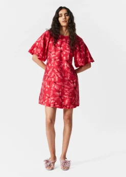 Minikleid mit Puffärmeln