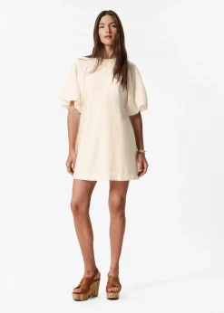 Minikleid mit Puffärmeln