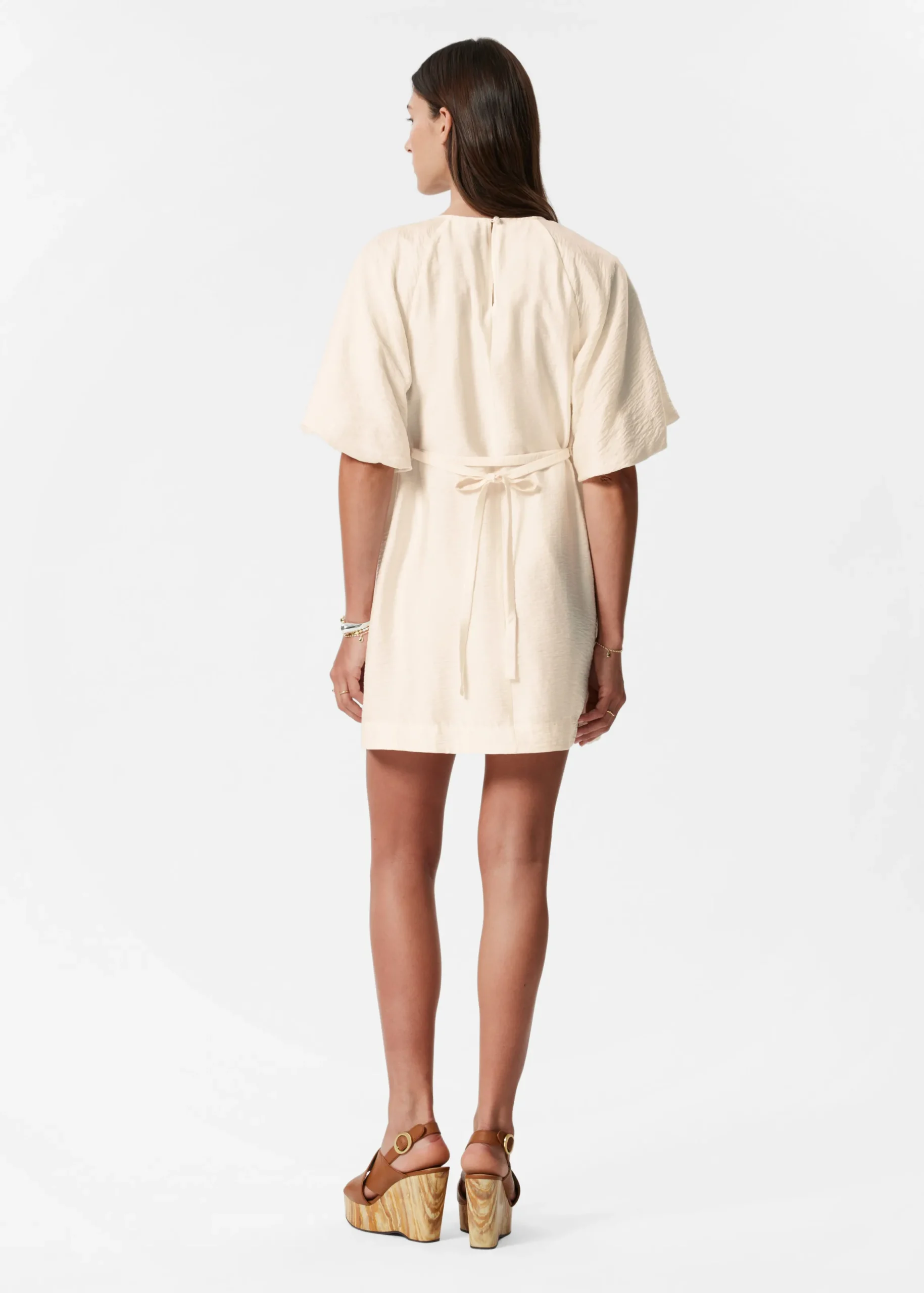 Minikleid mit Puffärmeln