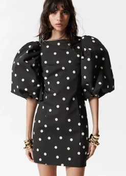 Minikleid mit Puffärmeln