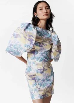Minikleid mit Puffärmeln