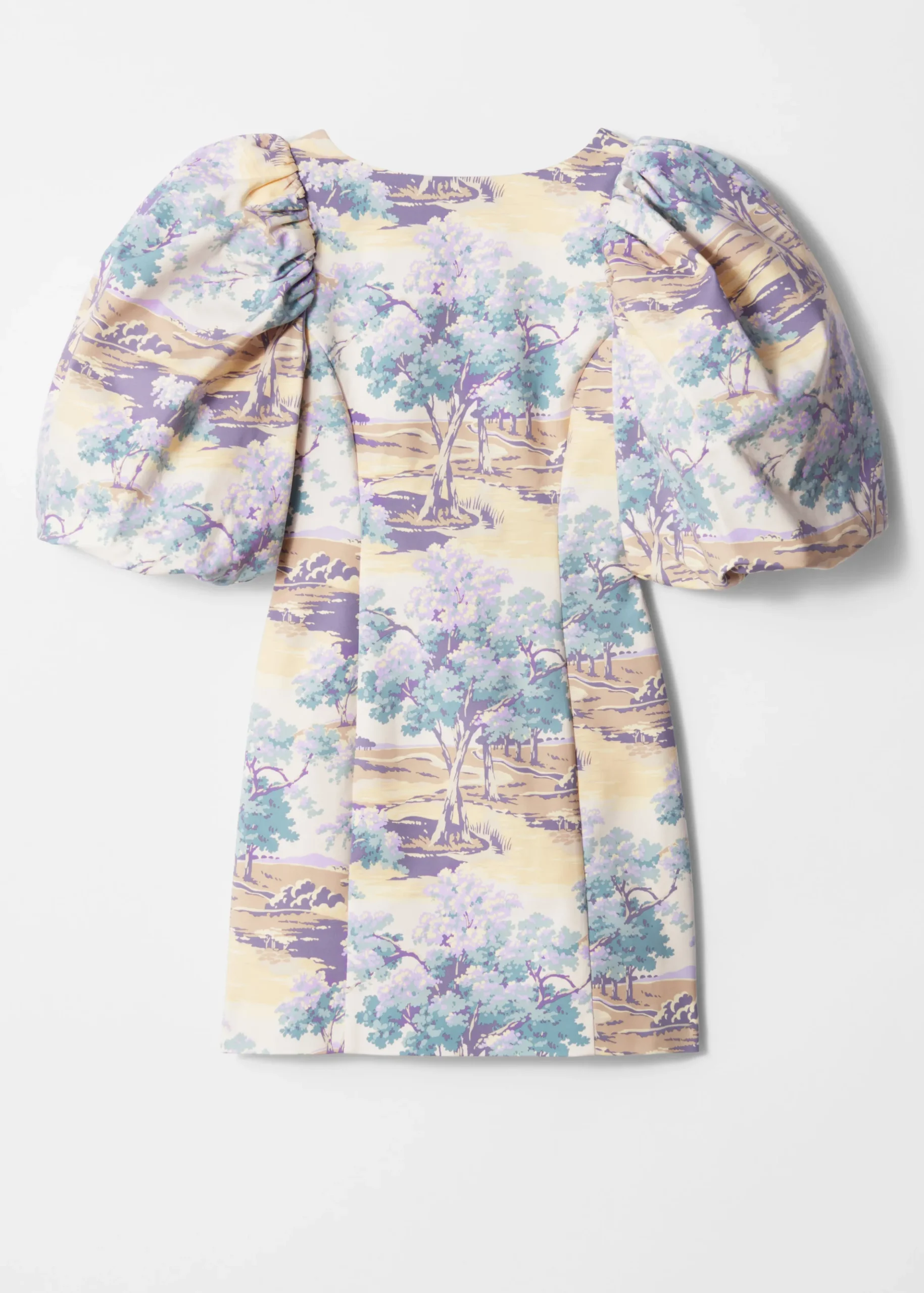 Minikleid mit Puffärmeln