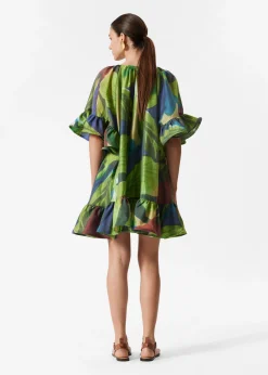 Minikleid mit Rüschen