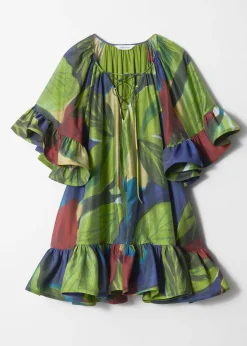 Minikleid mit Rüschen