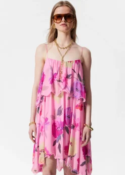 Minikleid mit Rüschen