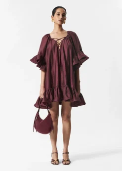 Minikleid mit Rüschen