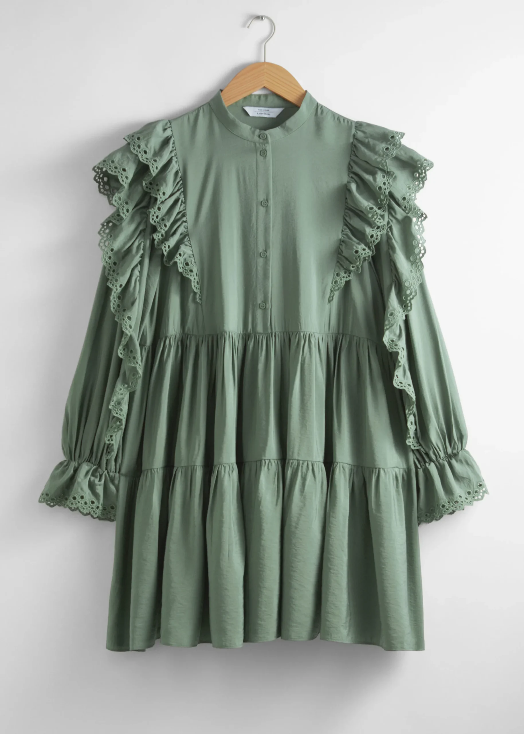 Minikleid mit Rüschen
