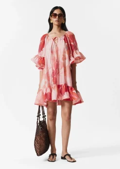 Minikleid mit Rüschen