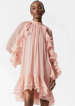 Minikleid mit Rüschen