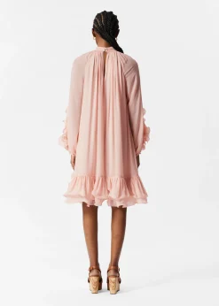 Minikleid mit Rüschen