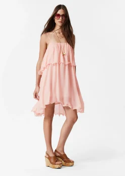 Minikleid mit Rüschen