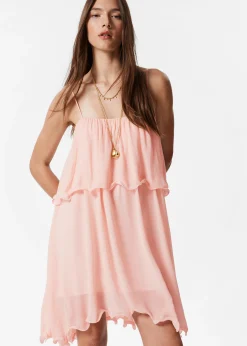 Minikleid mit Rüschen