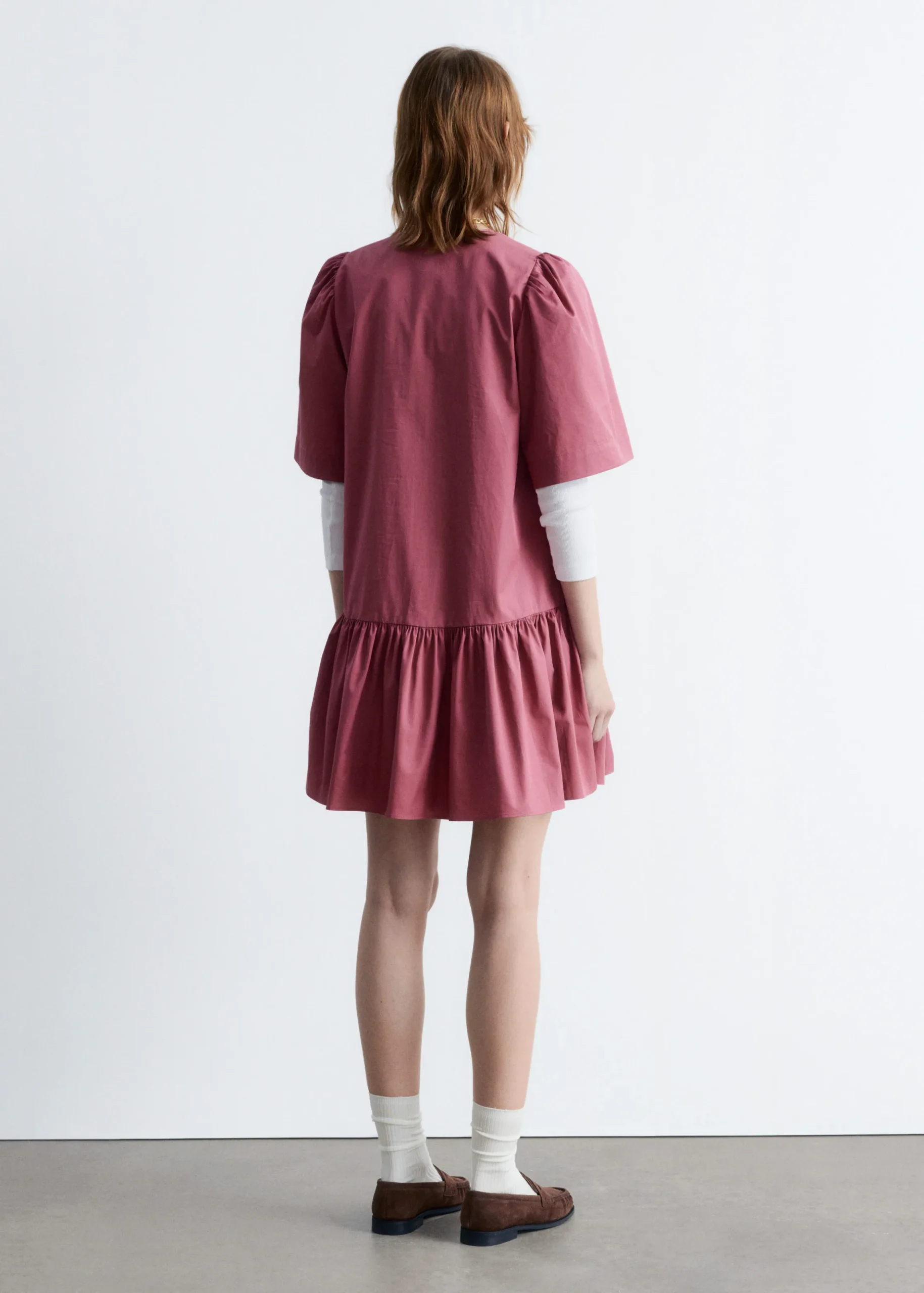 Minikleid mit Schößchen