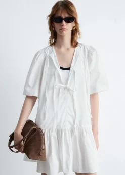Minikleid mit Schößchen
