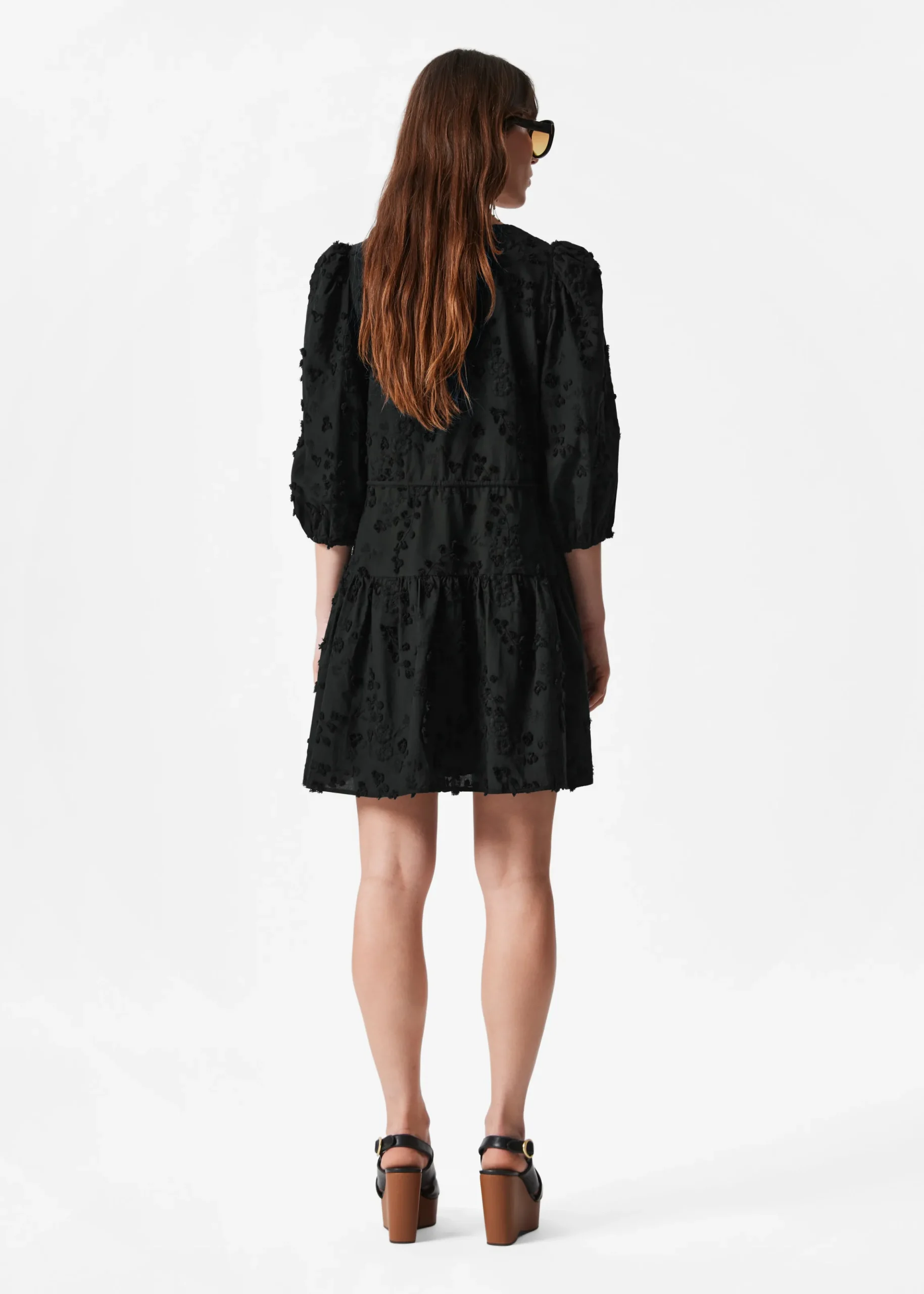 Minikleid mit Stickerei
