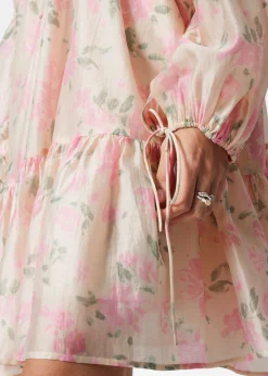 Minikleid mit Volants