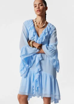 Minikleid mit Volants