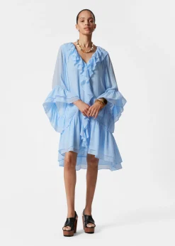 Minikleid mit Volants