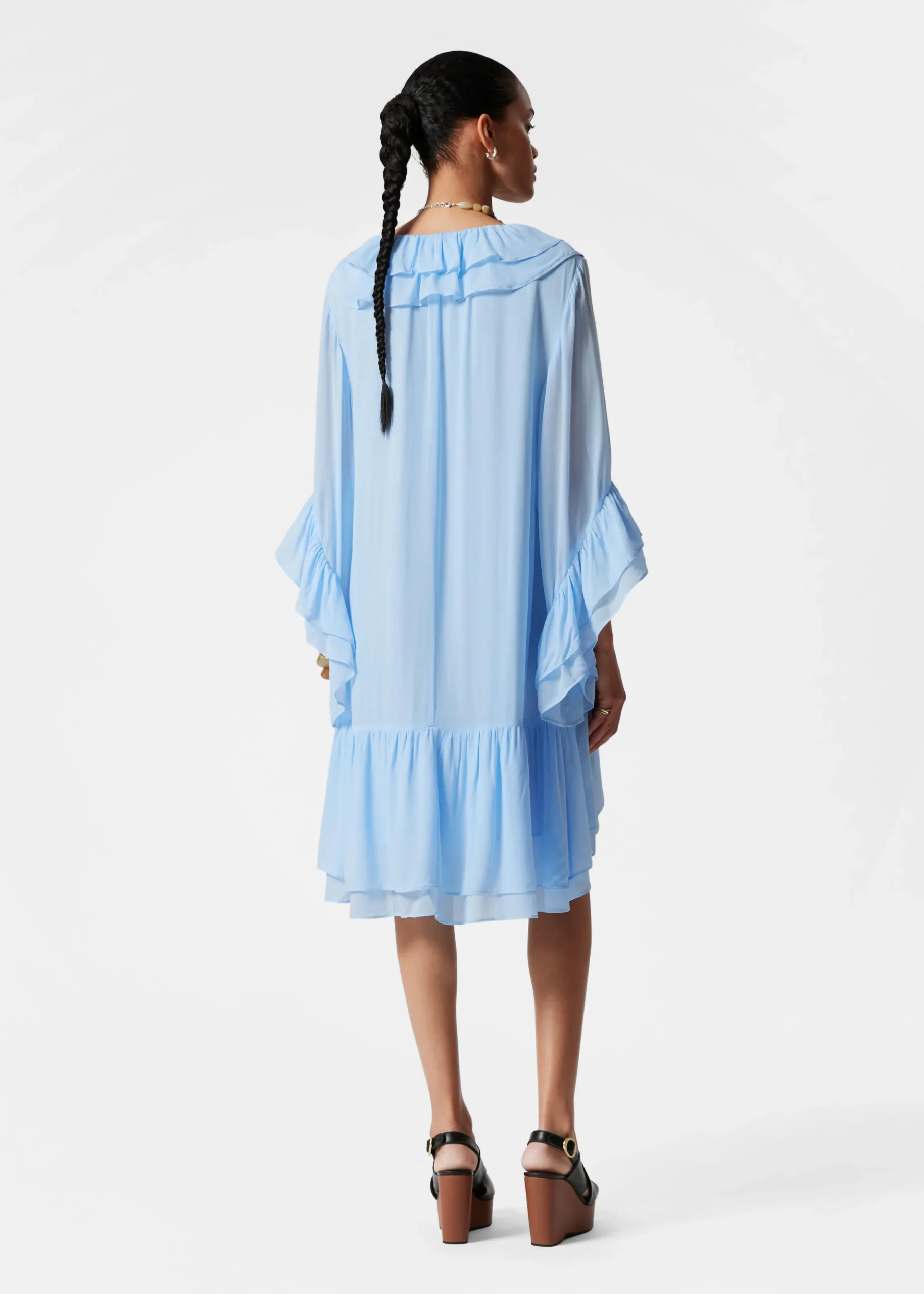 Minikleid mit Volants
