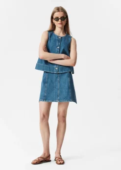 Minirock aus Denim