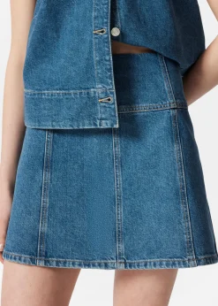 Minirock aus Denim